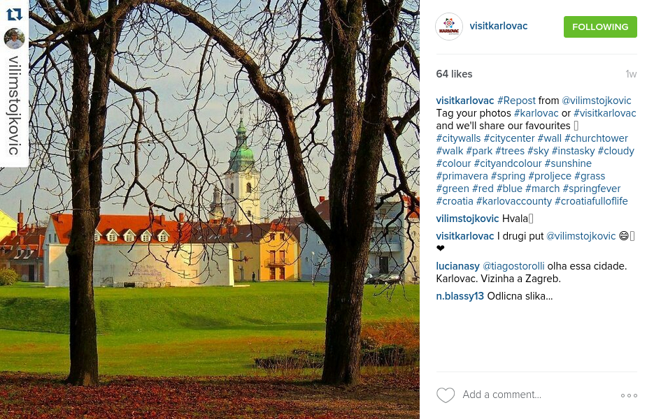 instagram visit